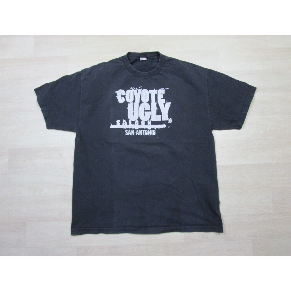 Coyote Ugly Saloon T Shirt (XL) Vintage San Antonio Texas Motorcycle Biker Bar